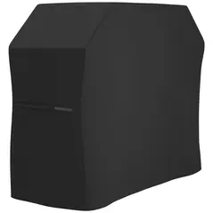 Outsunny 147 x 61cm Plastic Coated Protective Grill Cover - Black - 1