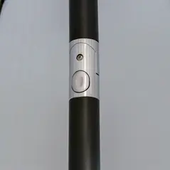 Outsunny 2.5m Tilting Parasol, with Pleated Canopy - Light Grey - 8