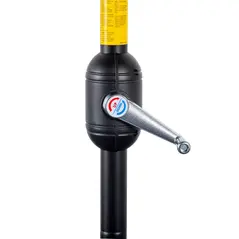 Outsunny 2.7m Garden Half Parasol, Outdoor Balcony Umbrella with 5 Steel Ribs, Patio Sun Shade, Grey - 8