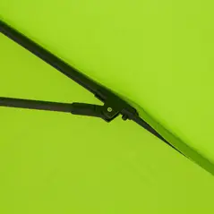 Outsunny 2.7M Garden Parasol Umbrella with Glass Fibre Ribs and Aluminium Frame, Tilting Sun Shade Shelter Canopy, Light Green - 9