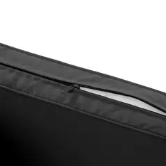 Outsunny 2 Piece Garden Chair Cushions with 1 Seat Cushion 1 Back Pad for Rattan Sofa Chair, Outdoor Seat Pads for Indoor and Outdoor Use, Black - 9