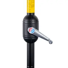 Outsunny 2.7m Balcony Half Parasol Garden Outdoor Umbrella 5 Steel Ribs - Brown - 9