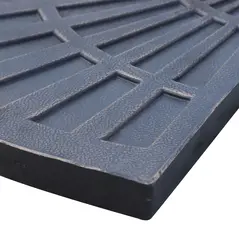 Outsunny 2 Piece Parasol Base, 28kg Resin Umbrella Stand Weights for Cantilever Parasol with Handles, Bronze - 8