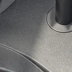 Outsunny 20kg Square Parasol Base Outdoor Garden Cement Umbrella Weight Stand Holder, Fits Φ32mm,Φ38mm,Φ48mm Pole - Black - 8