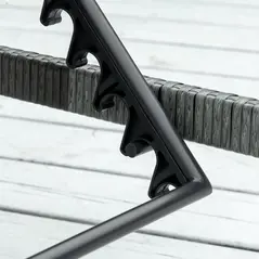 Outsunny 2 Pieces Outdoor PE Rattan Sun Loungers set of 2 with Cushion, Garden Wicker Sunbed Furniture with 5 - Level Recliner Backrest, Grey - 9