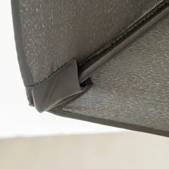 Outsunny 2.8m Garden Parasol Umbrella, Round Outdoor Market Table Umbrella Sun Shade Canopy, Dark Grey - 9