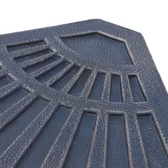 Outsunny 2 Piece Parasol Base, 28kg Resin Umbrella Stand Weights for Cantilever Parasol with Handles, Bronze - 9