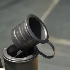 Outsunny 20kg Square Parasol Base Outdoor Garden Cement Umbrella Weight Stand Holder, Fits Φ32mm,Φ38mm,Φ48mm Pole - Black - 7