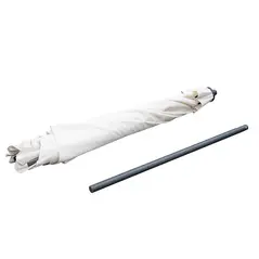 Outsunny 2.8m Garden Parasol Umbrella, Round Outdoor Market Table Umbrella Sun Shade Canopy, Off-White - 7