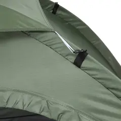 Outsunny 2 Person Camping Tent, Camouflage Tent with Zipped Doors, Storage Pocket, Portable Handy Bag, Dark Green - 8