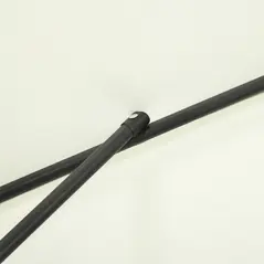 Outsunny 2.7m Garden Parasol Umbrella with 8 Metal Ribs, Tilt and Crank, Outdoor Sunshades for Garden, Patio, Beach, Yard, Coffee - 9