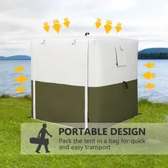 Outsunny 2 x 2m Pop-Up Gazebo, with Accessories - Green - 7