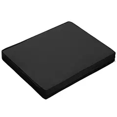 Outsunny 2 Piece Garden Chair Cushions with 1 Seat Cushion 1 Back Pad for Rattan Sofa Chair, Outdoor Seat Pads for Indoor and Outdoor Use, Black - 8