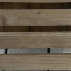 Outsunny 2 Pack Plant Caddy with Wheels, 30 cm Square Wooden Plant Pot Trolley, Pot Caddy for Outdoor Patios, Decks and Indoors, Dark Brown - 8