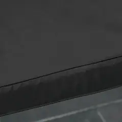 Outsunny 2-Seater Garden Bench with Cushion, Metal Loveseat, Slatted Outdoor Park Chair with Decorative Backrest and Armrest, Black - 9