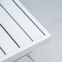 Outsunny 3 Pieces Garden Furniture Sets, 6 Seater Corner Sofa Set with Adjustable Backrest Chase Lounge with Slatted Metal Top Table, Padded Cushion, Grey - 9