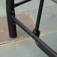 Outsunny 3 Seater Canopy Swing Chair, 2 in 1 Garden Swing Seat Bed, with Adjustable Canopy and Metal Frame, Dark Grey - 9