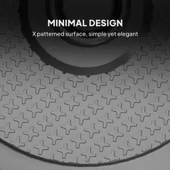 Outsunny 22kg Garden Parasol Base, Round HDPE Sun Umbrella Base, Heavy Duty Outdoor Umbrella Stand for 38mm or 48mm Outdoor Umbrella Poles, Black - 6