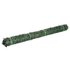 Outsunny 2-Piece Artificial Leaf Hedge Screen Privacy Fence Panel for Garden Outdoor Indoor Decor, Dark Green, 3M x 1.5M - 8