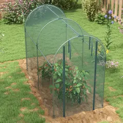 Outsunny 240 x 120cm Mini Polytunnel Greenhouse - 8