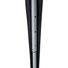 Outsunny 3 M x 3 M Base/ 2.5 M x 2.5 M Top Pop Up Gazebo with Carry Bag, Height Adjustable Slant Leg Party Tent Instant Event Shelter for Garden, Patio, Black - 8