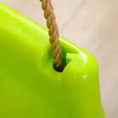 Outsunny 3 in 1 Detachable Kids Swing Seat with Safety Belt, Adjustable Rope for Indoor, Outdoor, Playground, Garden, Green - 9