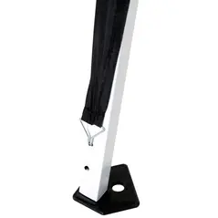 Outsunny 3 M x 3 M Base/ 2.5 M x 2.5 M Top Pop Up Gazebo with Carry Bag, Height Adjustable Slant Leg Party Tent Instant Event Shelter for Garden, Patio, Black - 7