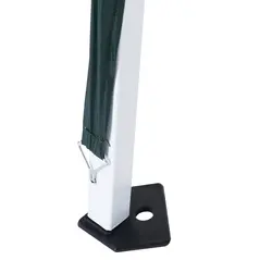 Outsunny 3 M x 3 M Base/ 2.5 M x 2.5 M Top Pop Up Gazebo with Carry Bag, Height Adjustable Slant Leg Party Tent Instant Event Shelter for Garden, Patio, Green - 8