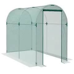 Outsunny 240 x 120cm Mini Polytunnel Greenhouse - 1