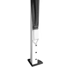 Outsunny 3 x 3 m Garden Pop Up Gazebo Marquee Party Tent Wedding Canopy, Height Adjustable with Carrying Bag, Grey - 9