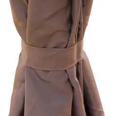 Outsunny 3 x 4m Garden Gazebo, Double Roof Marquee Canopy Shelter with Sidewalls, Solid Steel Frame for Garden, Lawn, Backyard and Deck - 9