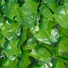 Outsunny 3 x 1m Artificial Leaf Wall - Green - 7