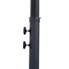 Outsunny 3(m) Cantilever Umbrella 18 Ribs & Vents Adjustable Angle for Patio Green - 7