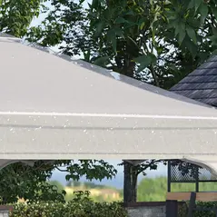 Outsunny 3 x 3 (m) Gazebo Protective Cover, Waterproof Cover for Gazebo, Canopy, and Tent - 6
