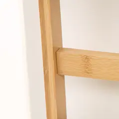 Outsunny 3-Tier Plant Stand, Plant Shelf Rack, Folding Bamboo Display Stand, 98x37x96.5cm, Natural - 9