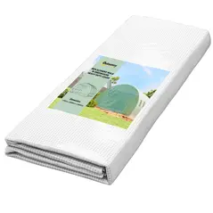 Outsunny 4 x 3 x 2m Polytunnel Greenhouse Replacement Cover ONLY Winter Garden Plant PE Cover for Tunnel Walk-in Greenhouse with Roll-up Windows Door Outdoor, Green - 1