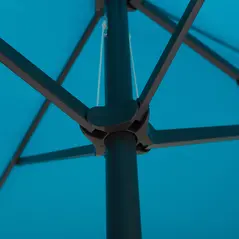 Outsunny 4.6m Double Garden Parasol - Sky Blue - 8