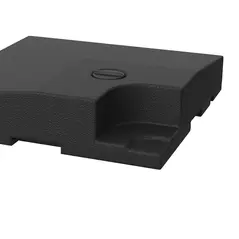 Outsunny 4 Pieces Fillable Parasol Base, Heavy Duty Umbrella Weights for Cross Stand, Square Holder for Cantilever Parasol, Total 120KG Sand/ 80L Water Filled (Metal Pole & Cross Stand NOT INCLUDED) - 8