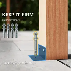 Outsunny 4 x 3 m Wooden Pergola Kit, Garden Pergola Gazebo Grape Trellis with Triangle Supports, 6 Beams, Maple Wood-effect - 5