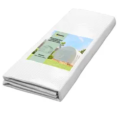 Outsunny 4 x 3 x 2m Polytunnel Greenhouse Replacement Cover ONLY Winter Garden Plant PE Cover for Tunnel Walk-in Greenhouse with Roll-up Windows Door Outdoor, White - 1