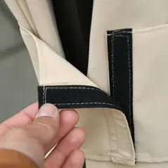 Outsunny 4 Pack Replacement Gazebo Curtains Privacy Panel for Most 3 x 4m Gazebo Canopy Pavillion Outdoor Shelter Sidewalls Accessories Beige - 7