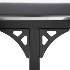 Outsunny 4.35 x 3m Outdoor Patio Gazebo Pergola, Retractable Pergola Canopy Aluminum Post & PC Roof,  Grey - 7