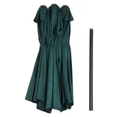 Outsunny 4.6m Double Garden Parasol - Green - 8