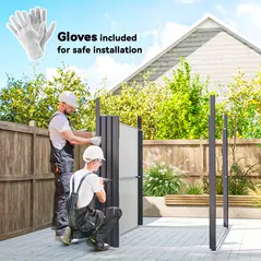 Outsunny 5.3 x 8.5ft Galvanised Steel Garden Shed, Metal Shed with Roof Windows, Leakage Holes and Lockable Wide Door for Outdoor Patio Tool Storage - 8