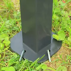 Outsunny 4m x 3(m)Garden Gazebo, Double Roof Outdoor Gazebo Canopy Shelter with Curtains, Solid Steel Frame for Lawn and Deck, Beige - 9