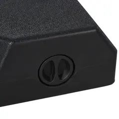 Outsunny 4PCs Fillable Parasol Base Weights with Steel Cross Base Garden Umbrella Stand 60L Water or 72kg Sand Filled Weights Plastic Black - 6