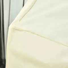 Outsunny 600D Oxford Cloth Furniture Cover, 2 Seater Sofa Protector for Garden Patio, Outdoor, Waterproof, Beige, 140L x 84W x 56/94H cm - 7