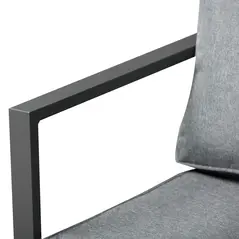 Outsunny 9PCs Patio Aluminium Dining Set, Space Saving Cube Set with 4 Chairs, 4 Ottoman, Cushions, 8 Seater Garden Furniture - 8