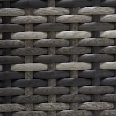 Outsunny 7 Pieces Outdoor PE Rattan Corner Sofa Set, Patio Wicker Conversation Chaise Lounge Furniture w/ Tempered Glass Table-top & Soft Padded Cushion for Garden, Backyard, Lawn, Dark Grey - 9