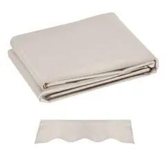 Outsunny Awning Replacement Canopy, Water Resistant UPF 50+ Sun Shade Cover for 3 x 2.5 m Garden Awning (Fabric Only), Cream White - 1